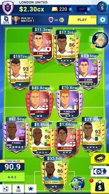 idle eleven football tycoon mod apk new version