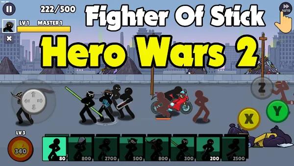 hero wars 2 fighter of stick mod apk