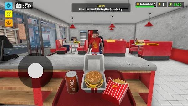 burger station simulator 3d mod apk latest version