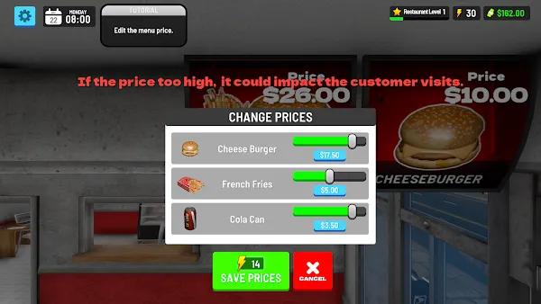 burger station simulator 3d mod apk new version