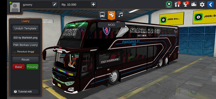 Bus Pandawa JB3+ SDD Voyager 完整动画 - thumbnail