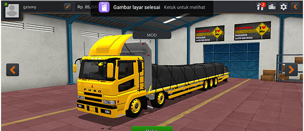BUSSID 후소 시멘트 적재 트럭 MOD 다운로드 - thumbnail