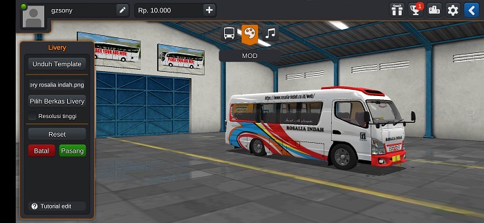 Isuzu ELF Rosalia Indah 全动画小巴模组 - thumbnail