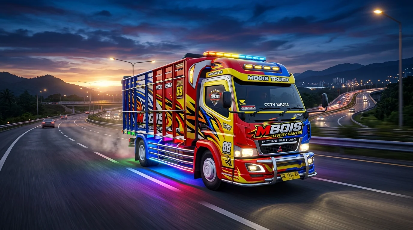 Top BUSSID Truck Canter Mods 2026 (Full Strobe & Wolf Sound)