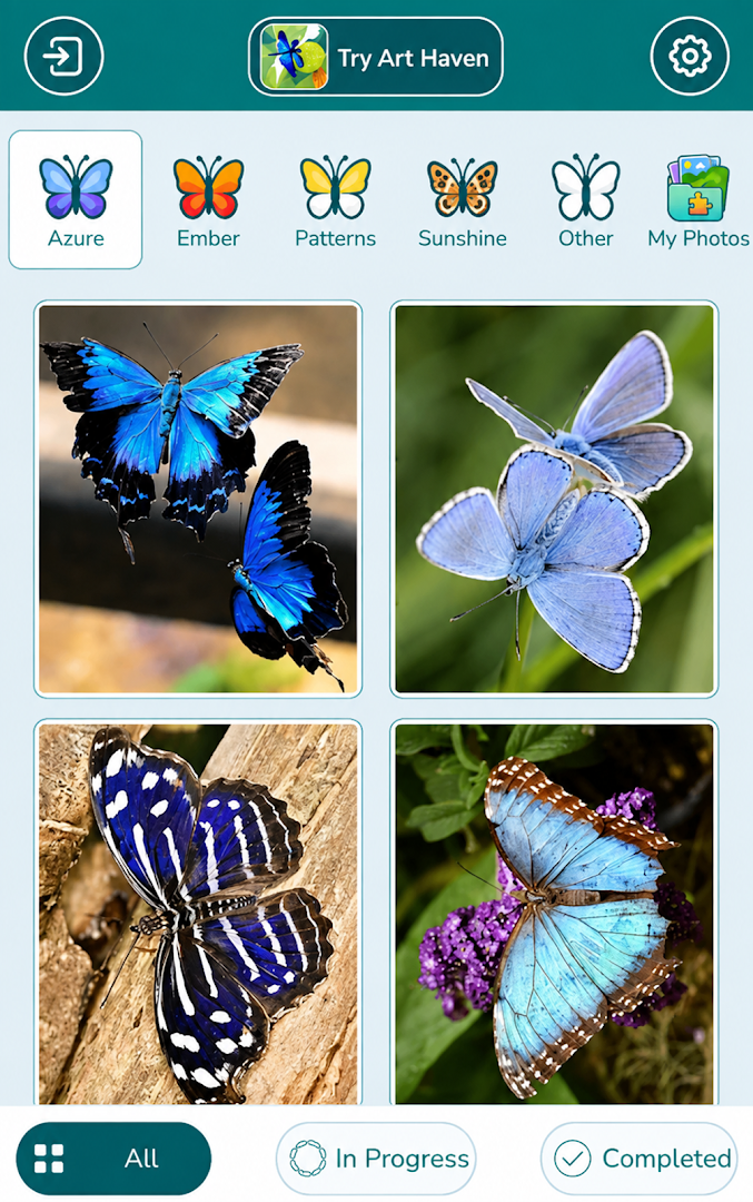 Butterfly Jigsaw Puzzles Wonderland screenshot 2