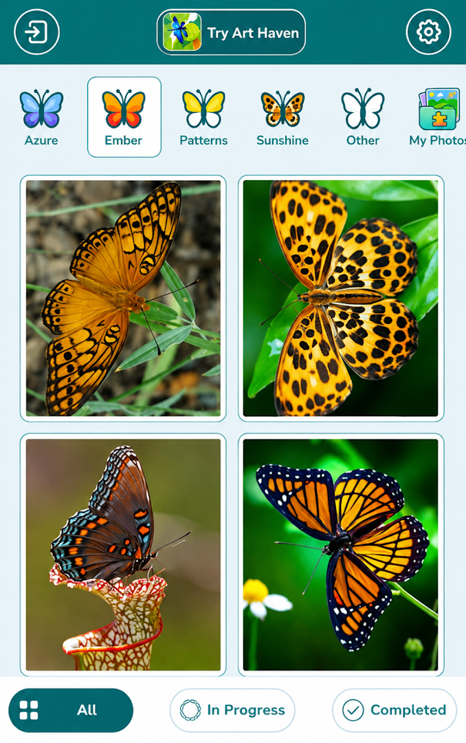 Butterfly Jigsaw Puzzles Wonderland screenshot 3