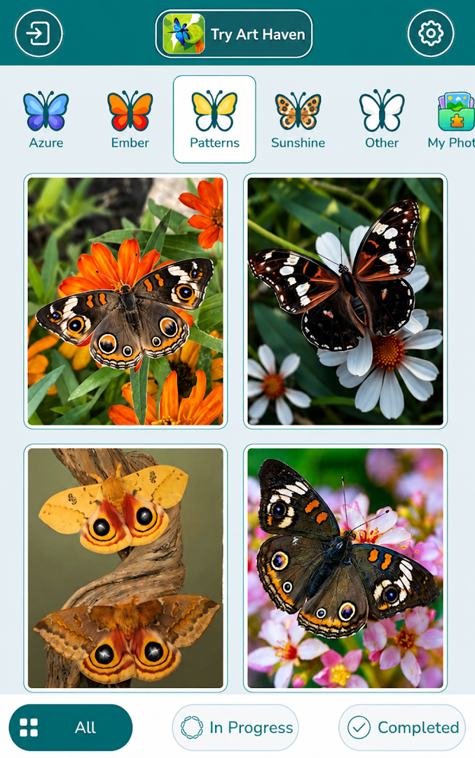Butterfly Jigsaw Puzzles Wonderland screenshot 4