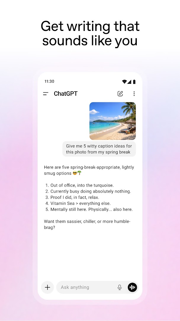 ChatGPT screenshot 3