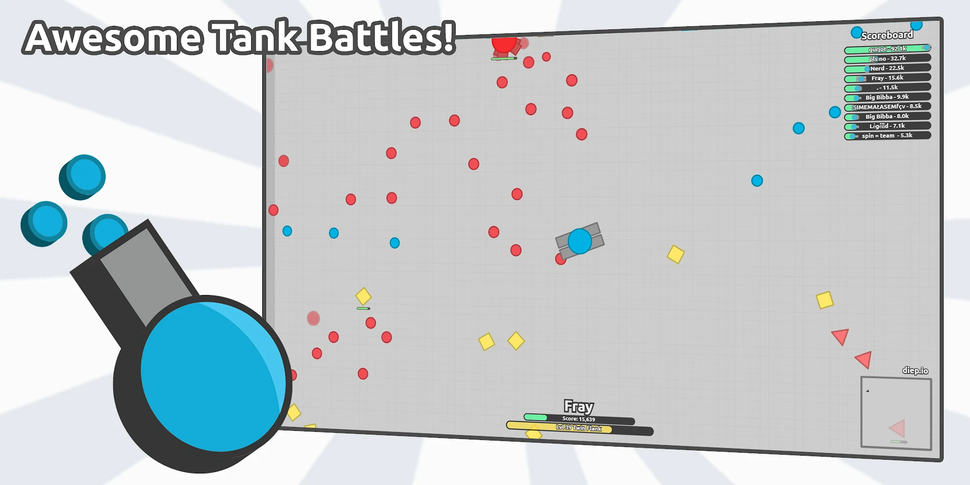 Tanks Arena io screenshot 2