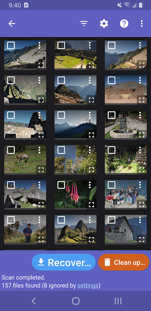 DiskDigger Pro file recovery screenshot 3