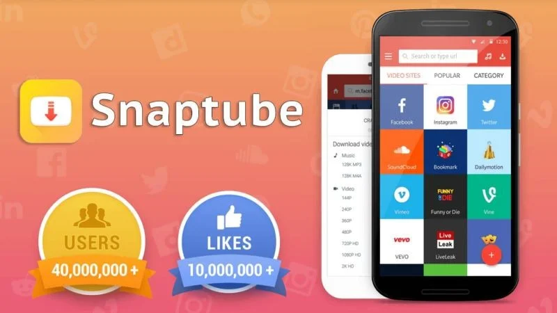 SnapTube APK 7.63.1.80950631 - thumbnail