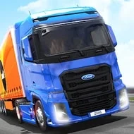 Truck Simulator: Europe MOD APK v1.4.0 (نقود غير محدودة) - background