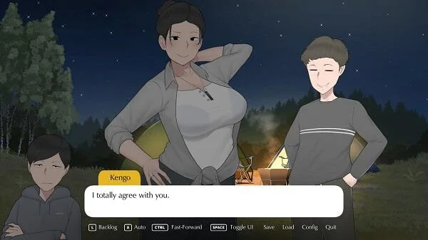 A Camp with Mom and My Annoying Friend Who Wants To Rail Her screenshot 9