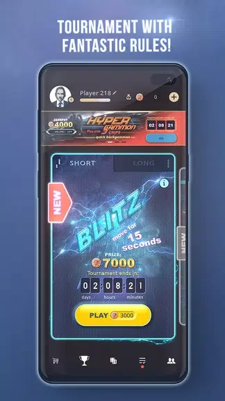 Backgammon online and offline screenshot 1