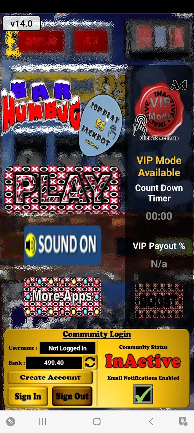 Bar Humbug Christmas Slot screenshot 4