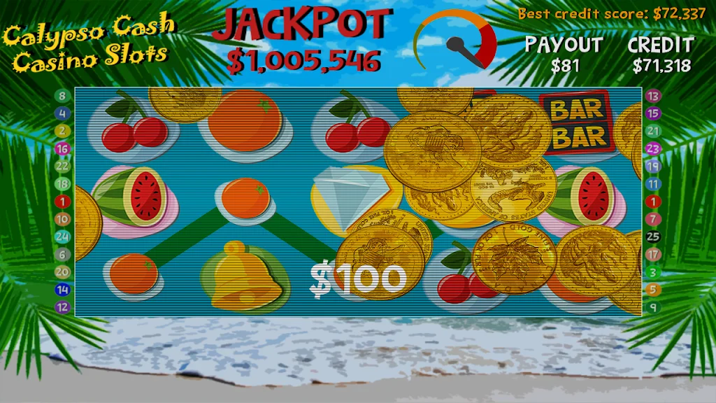 Calypso Cash Casino Slots 1.38 screenshot 3