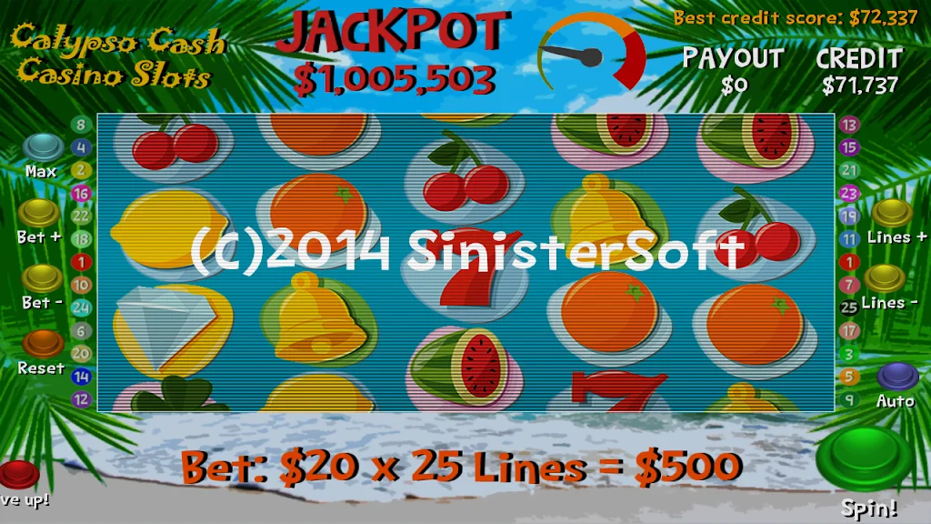 Calypso Cash Casino Slots 1.38 - thumbnail