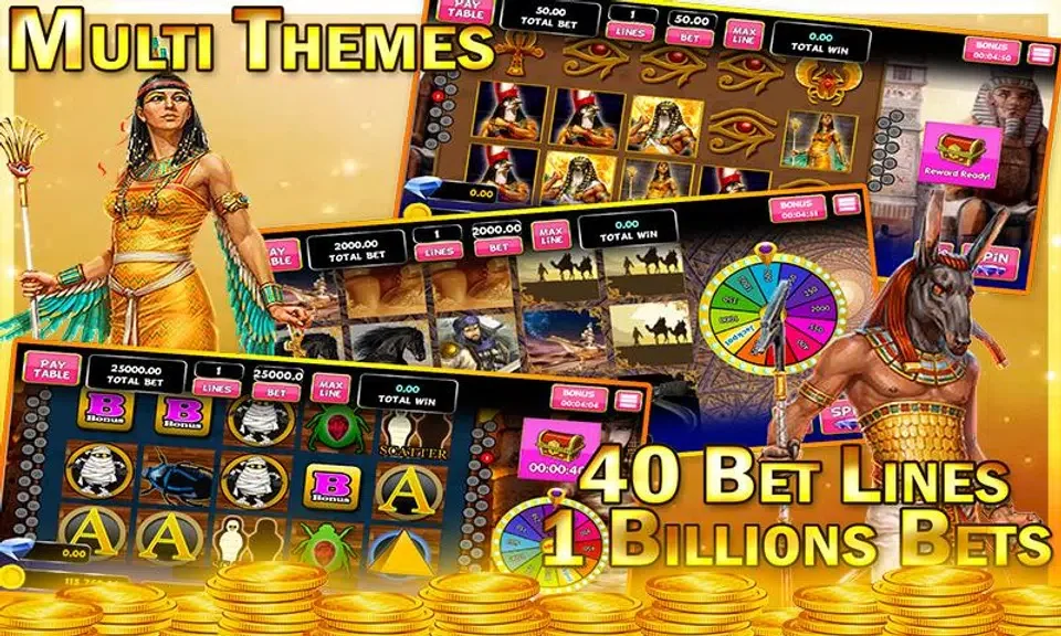 Cleopatra Pharaoh Slots 777 WI screenshot 4