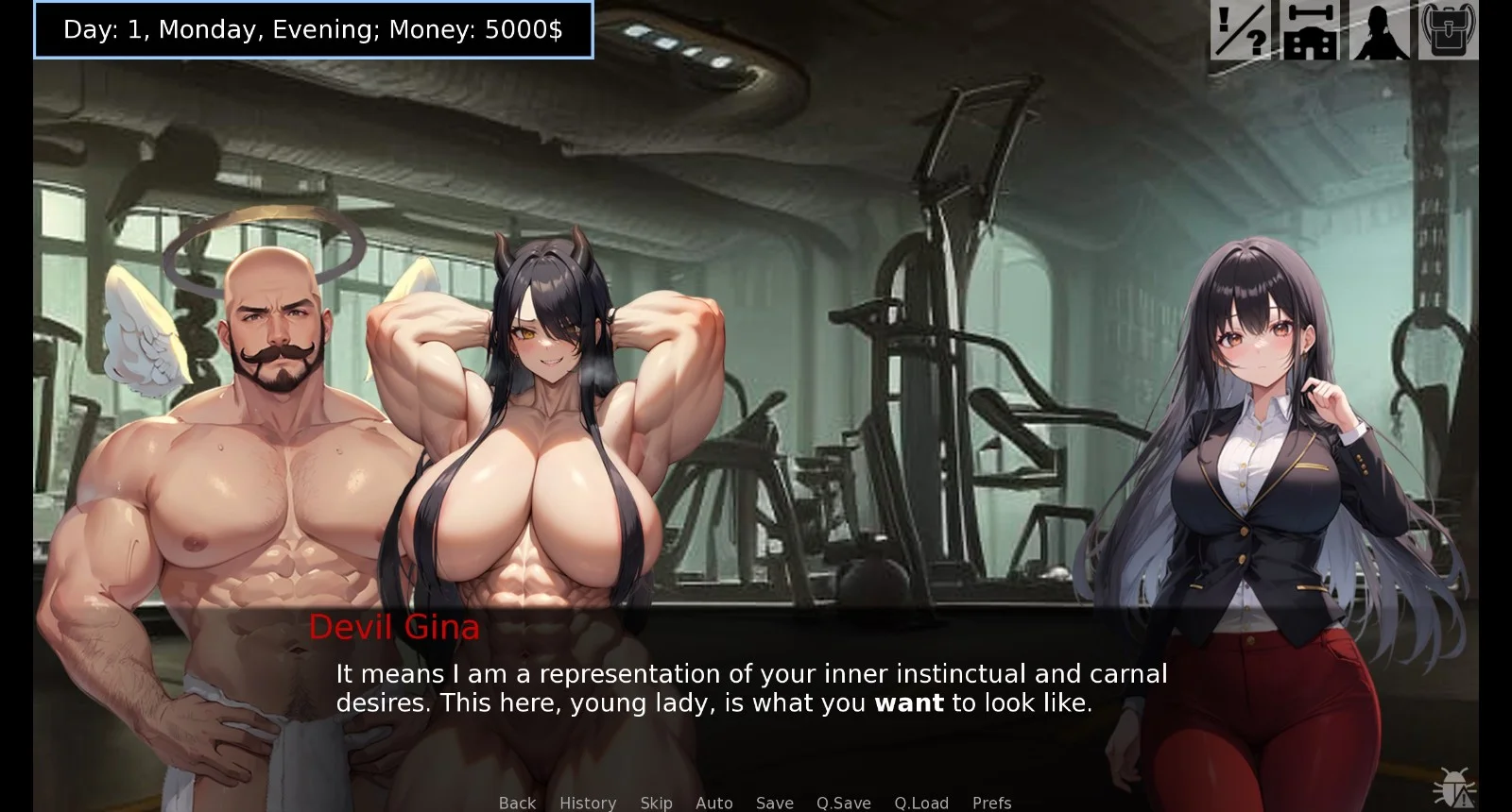 Gina’s Gym MOD APK v7.1 (Unlimited Money) - thumbnail
