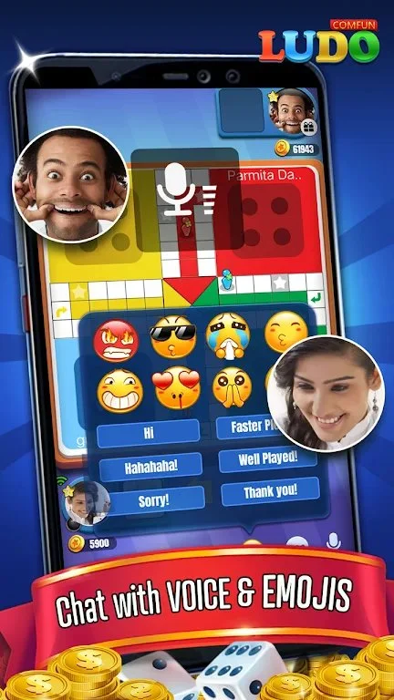 Ludo Comfun MOD APK v2.4.5 (Unbegrenzte Münzen) - thumbnail