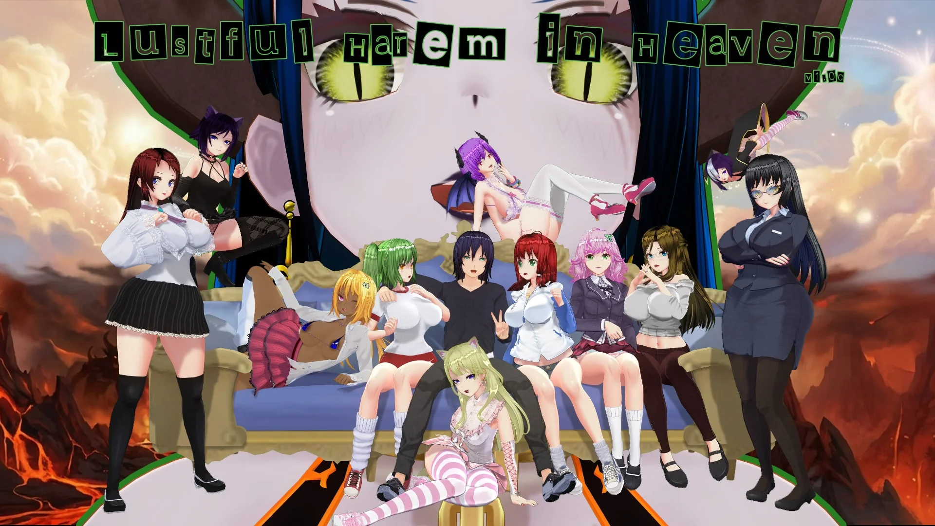 Lustful Harem in Heaven screenshot 4