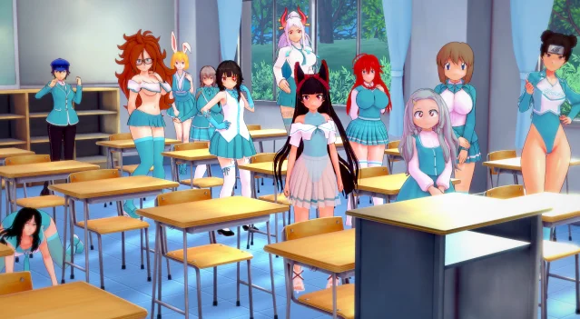 School of sex MOD APK v2.0 (Все Персонажи, Разблокированные Сцены) - thumbnail