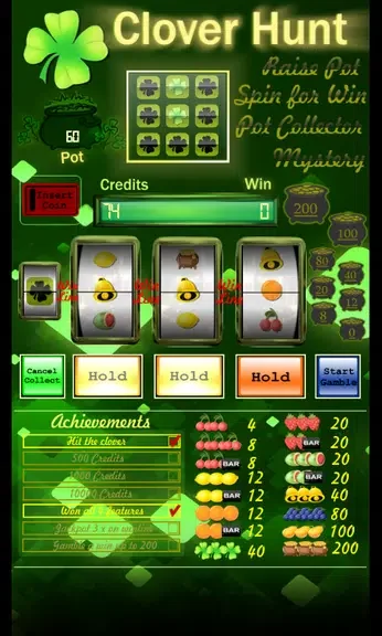 Slot Machine Clover Hunt Free screenshot 2