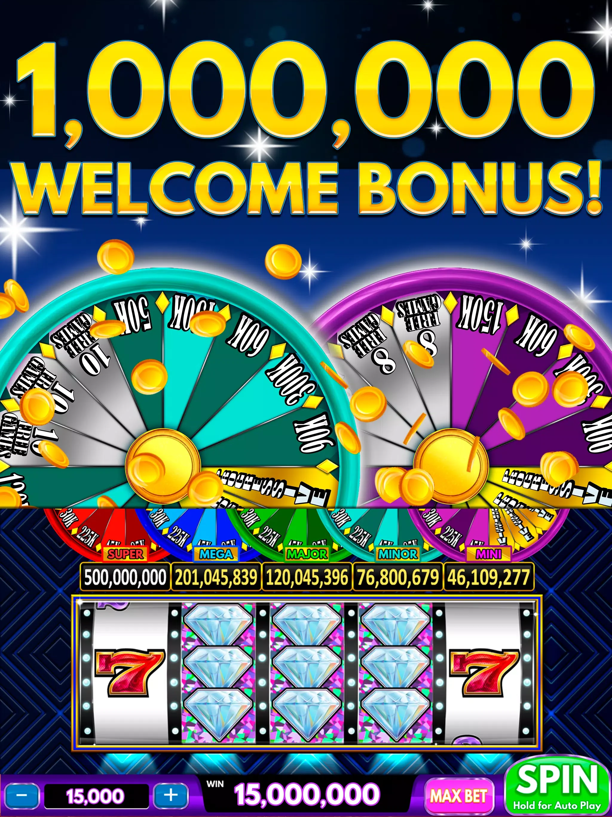 Spin Vegas Slots MOD APK v4.0.7 (Nielimitowane Monety, VIP Odblokowany) - thumbnail
