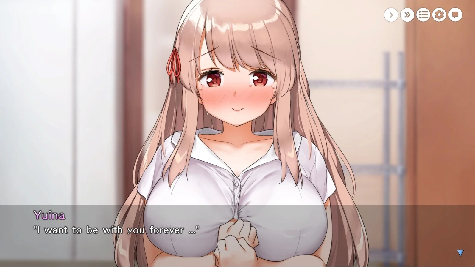 With an Older Girl ~Yuina's Sweet Encouragement~ screenshot 2