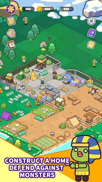 Zombie Shelter: Merge&Build MOD APK v2.1 (Unlimited Money) - thumbnail