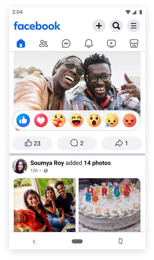 Facebook Lite screenshot 2
