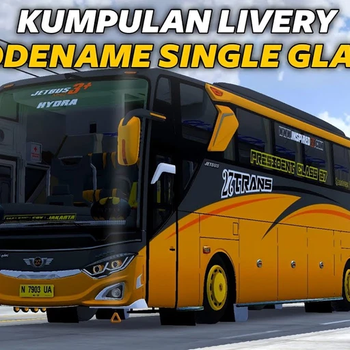 Scarica Gratis la Mod BUSSID OBB JetBus3 Hino Single Glass