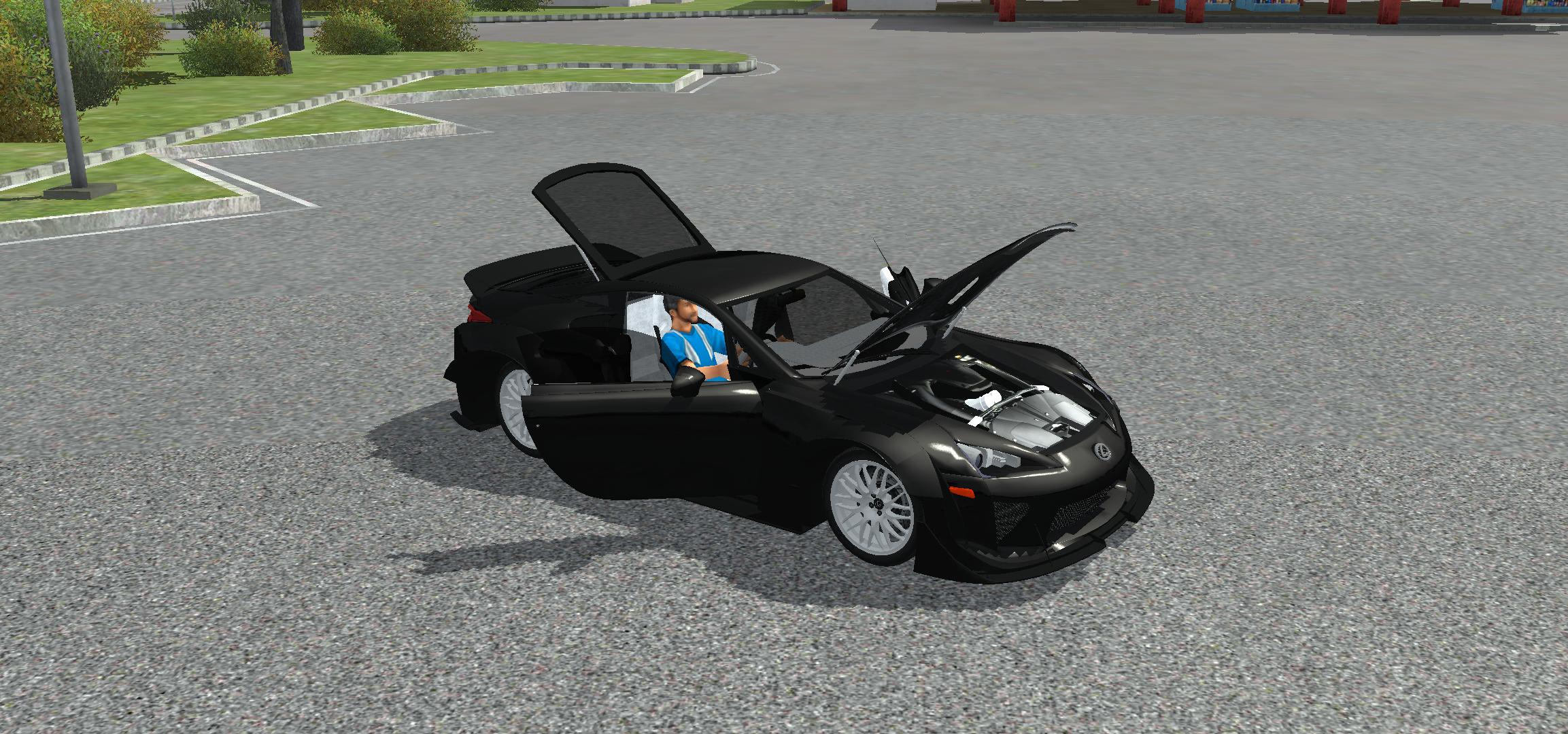 Lexus LFA Widebody Royal V10 (BUSSID Mod) screenshot 3
