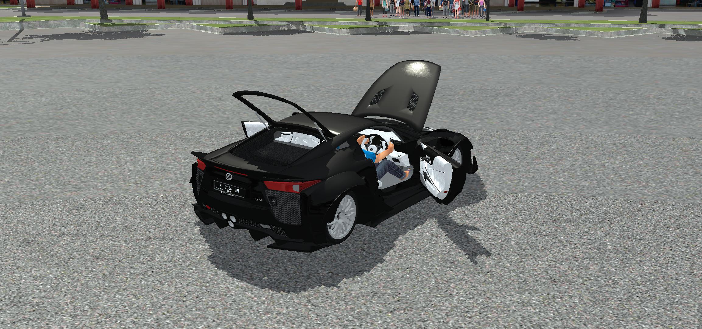 Lexus LFA Widebody Royal V10 (BUSSID Mod) screenshot 4