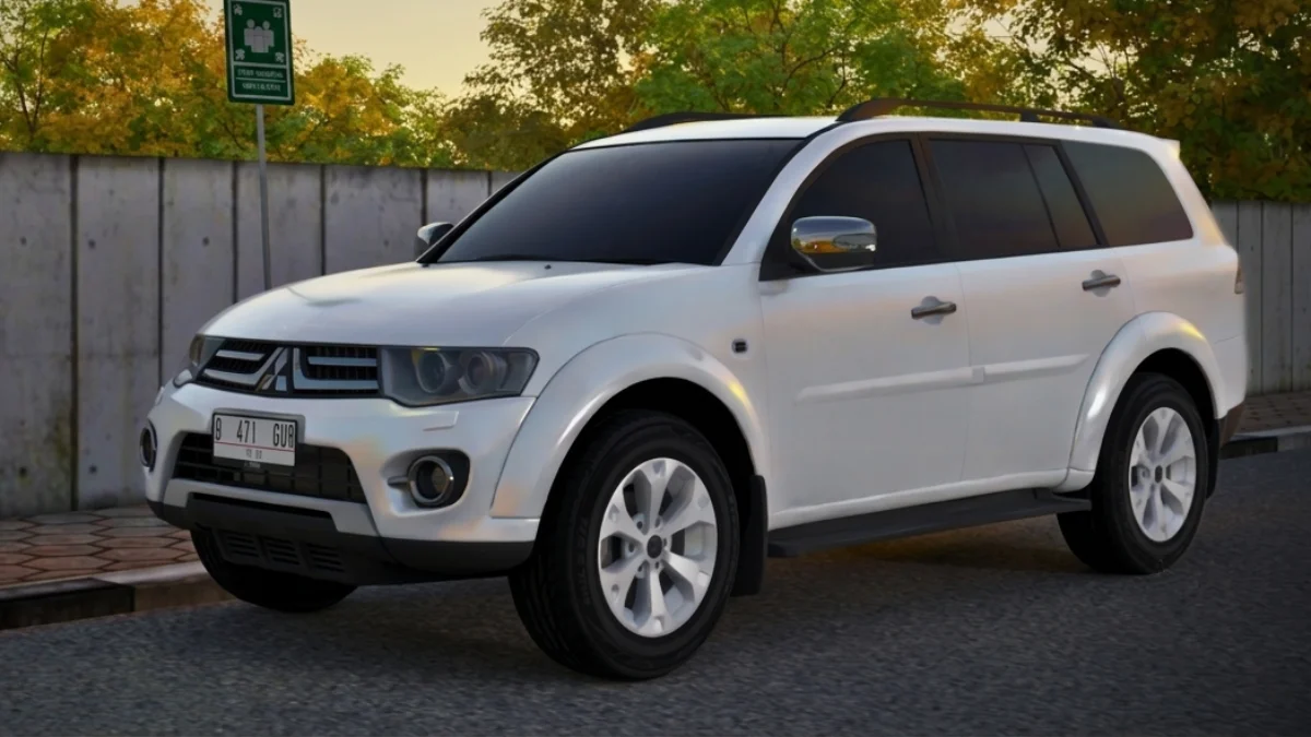 Mitsubishi Pajero Sport Dakar VGT (BUSSID Mod) screenshot 2