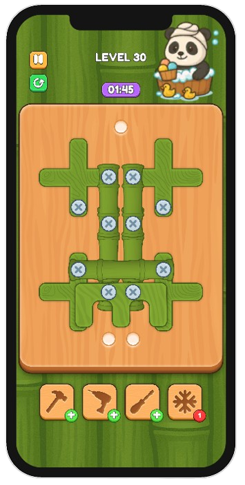 Panda Puzzle Banda screenshot 4