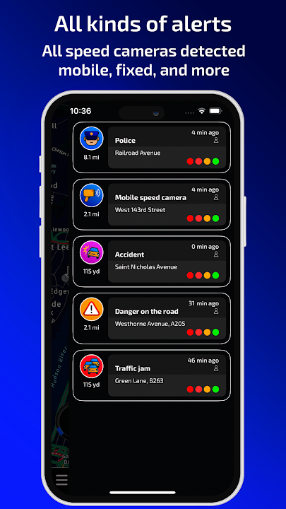 Radarbot: Speed Camera Detector & GPS screenshot 4