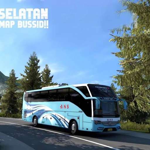 Download Gratuito Mod Mappa Realistic South Lane Coastal Tail BUSSID
