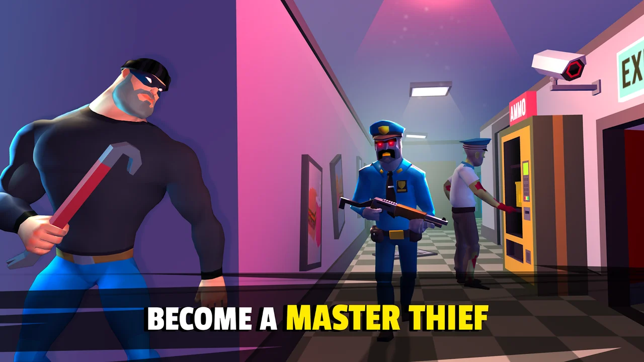 Robbery Madness 2 MOD APK v2.2.16 (Unlimited Money, Unlocked) Download Robbery Madness 2 Stealth Heist Infiltration
