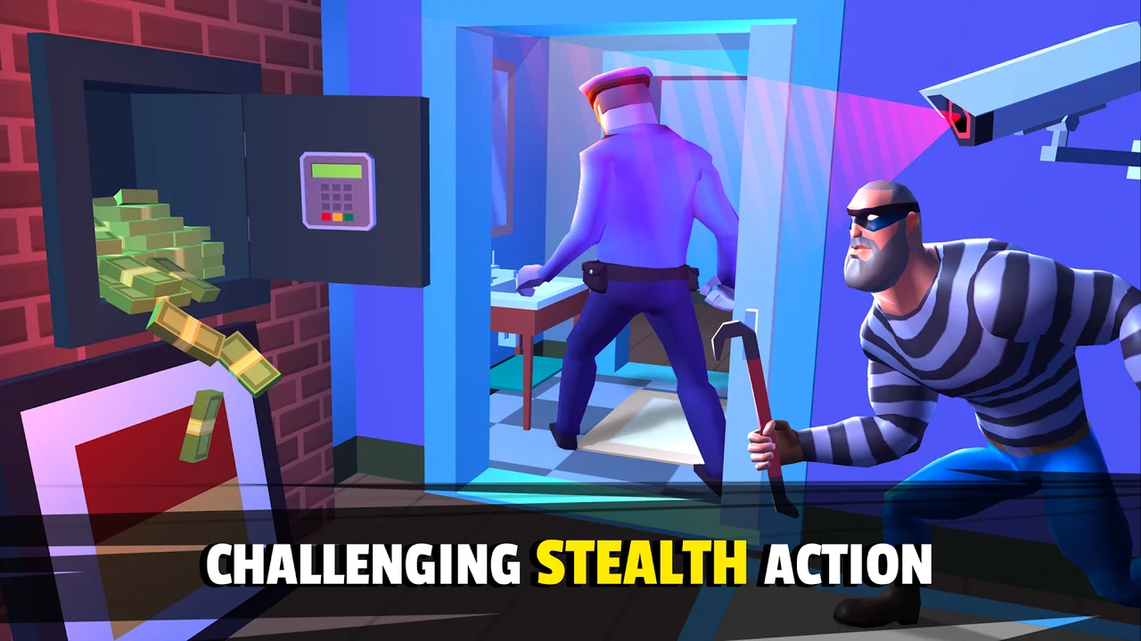 Robbery Madness 2 MOD APK v2.2.16 (Unlimited Money, Unlocked) Download Robbery Madness 2 High-Tech Infiltration Gadgets