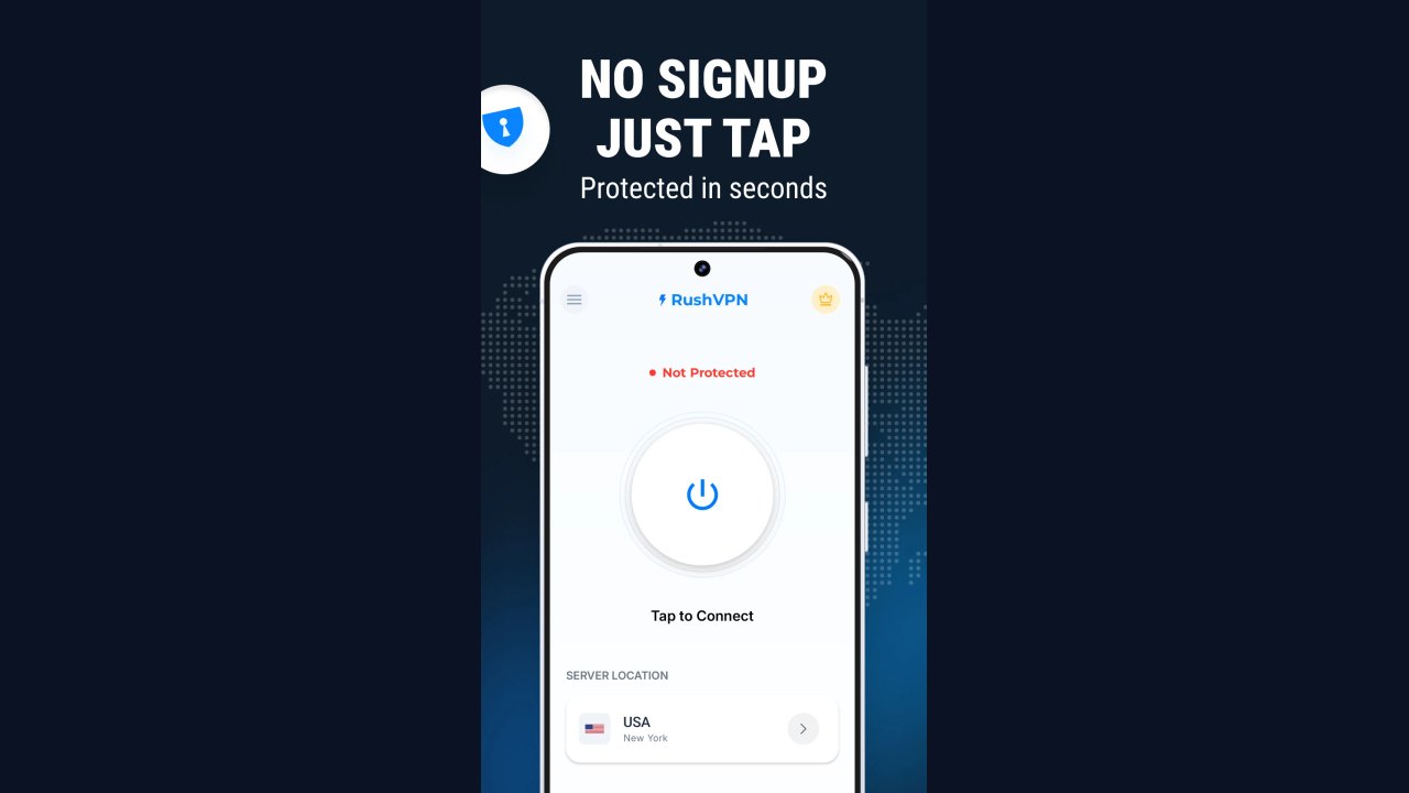 RushVPN screenshot 1