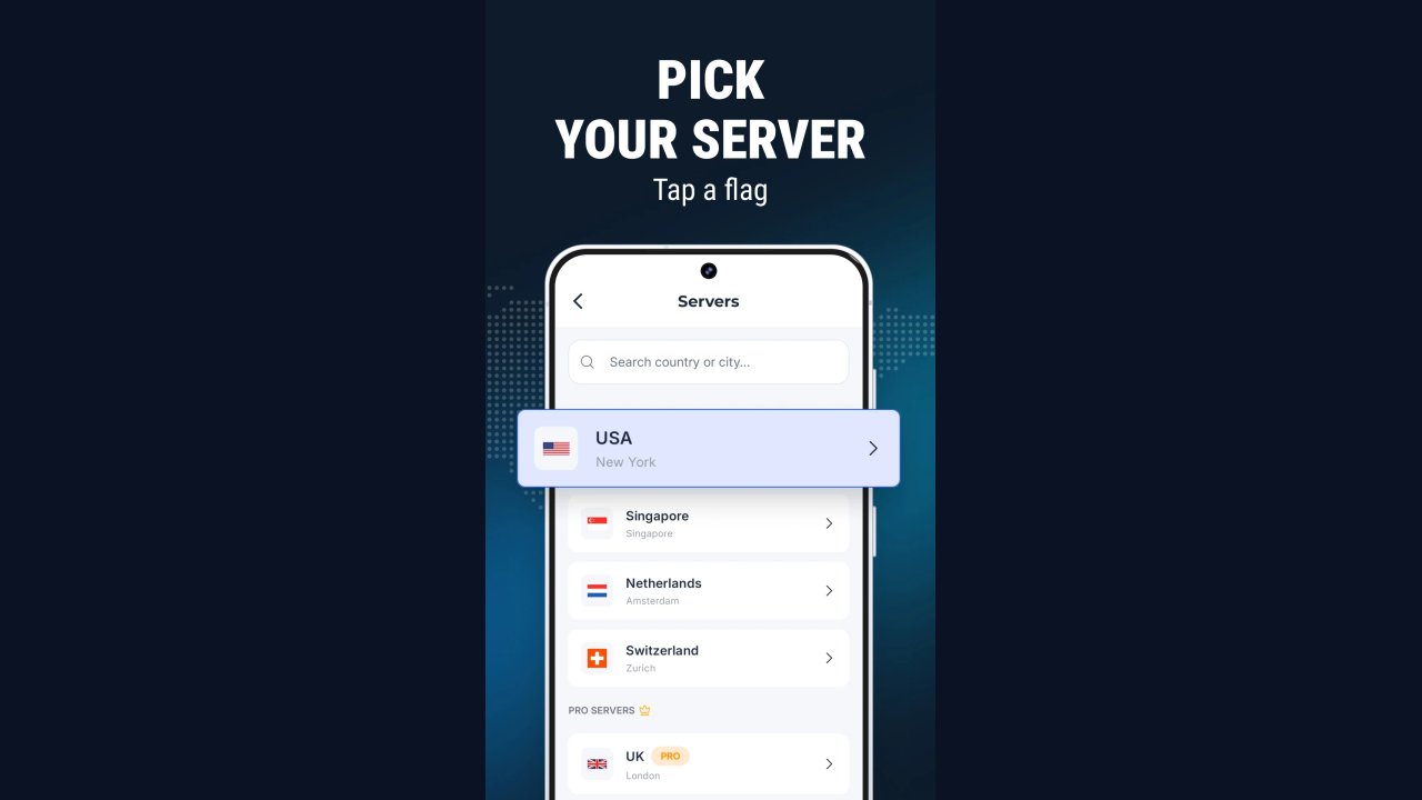 RushVPN screenshot 2