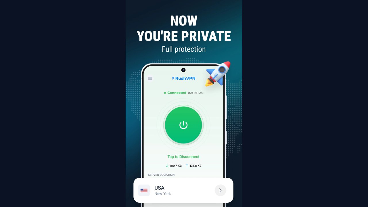 RushVPN screenshot 3