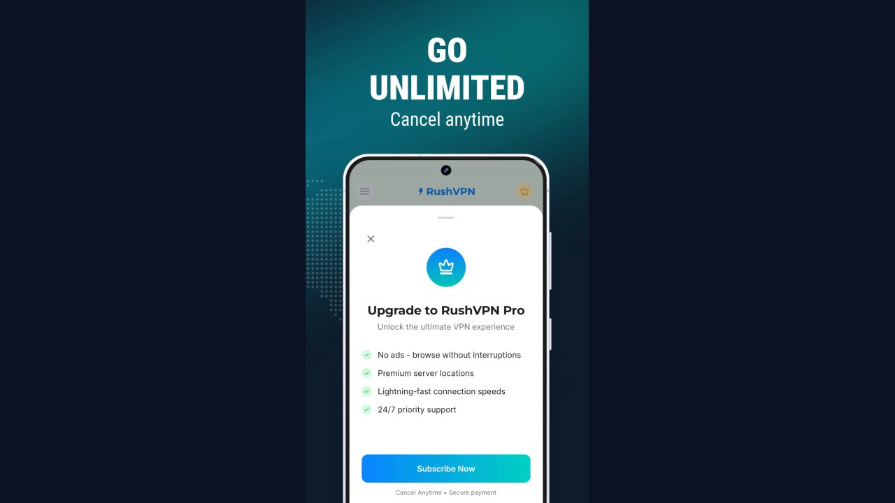 RushVPN screenshot 4