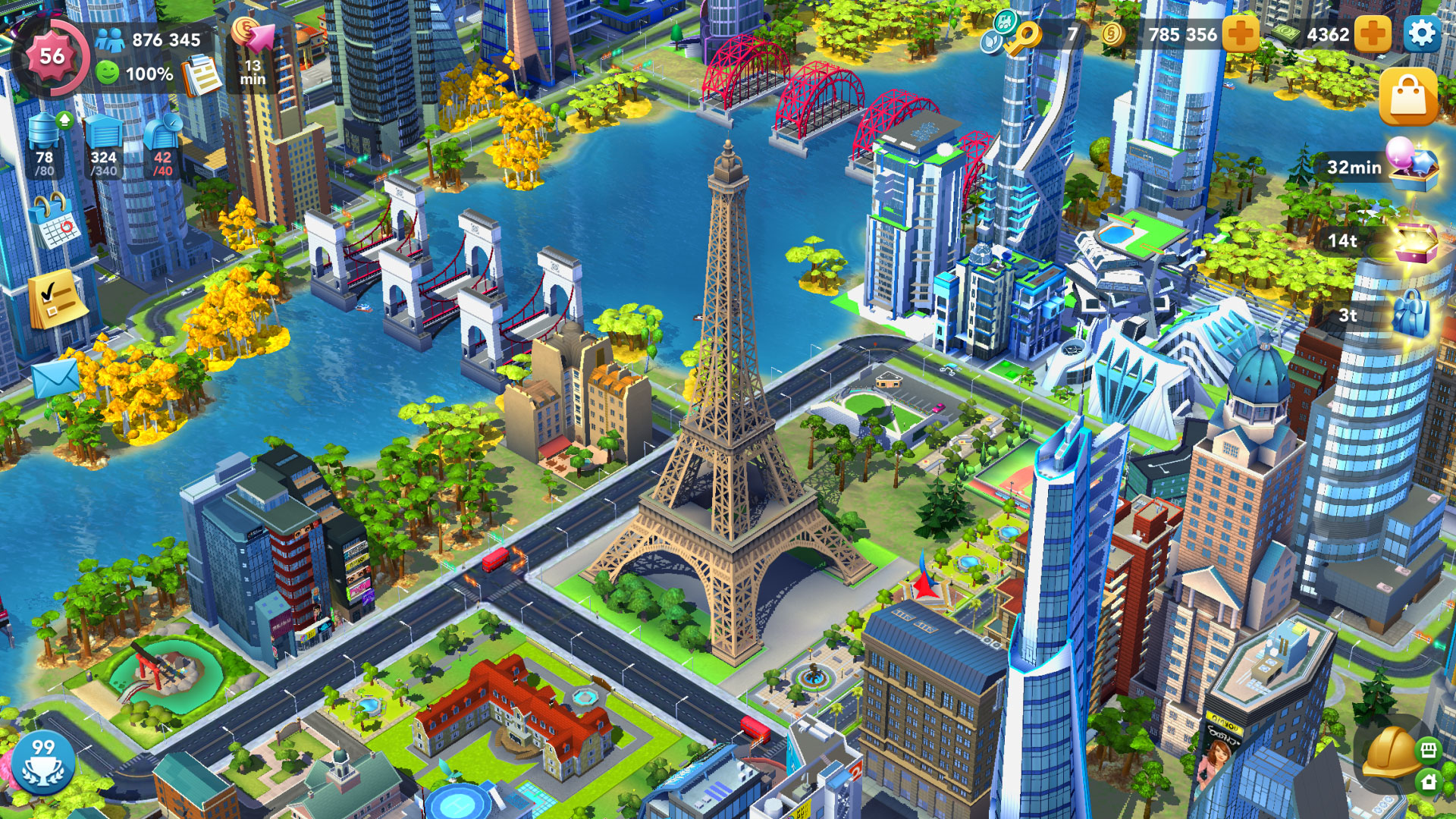 SimCity BuildIt APK v1.82.1 Free Download for Android SimCity BuildIt Spectacular Landmarks and Waterfront Specializations