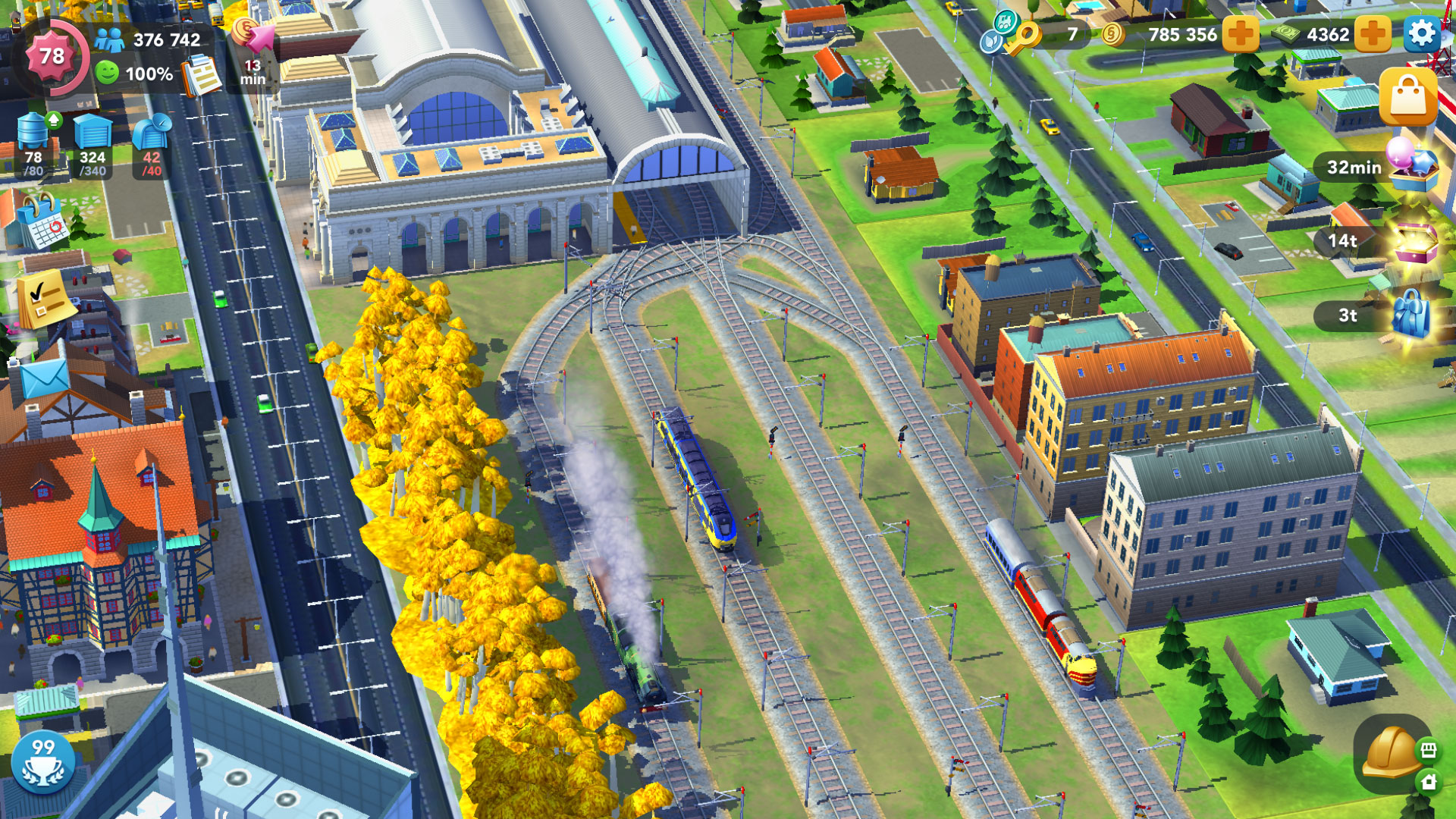 SimCity BuildIt Android Gameplay Metropolis Landscape