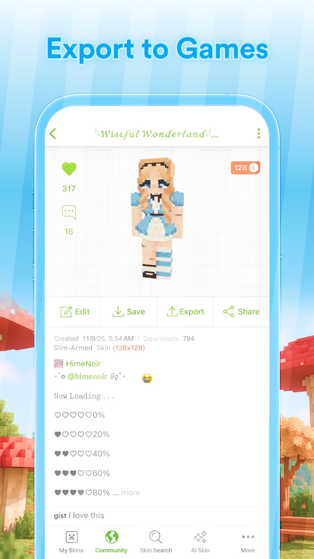 Skinseed for Minecraft screenshot 4