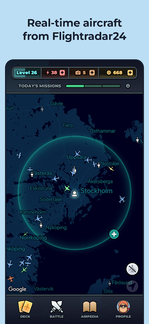 Skycards by Flightradar24 screenshot 2