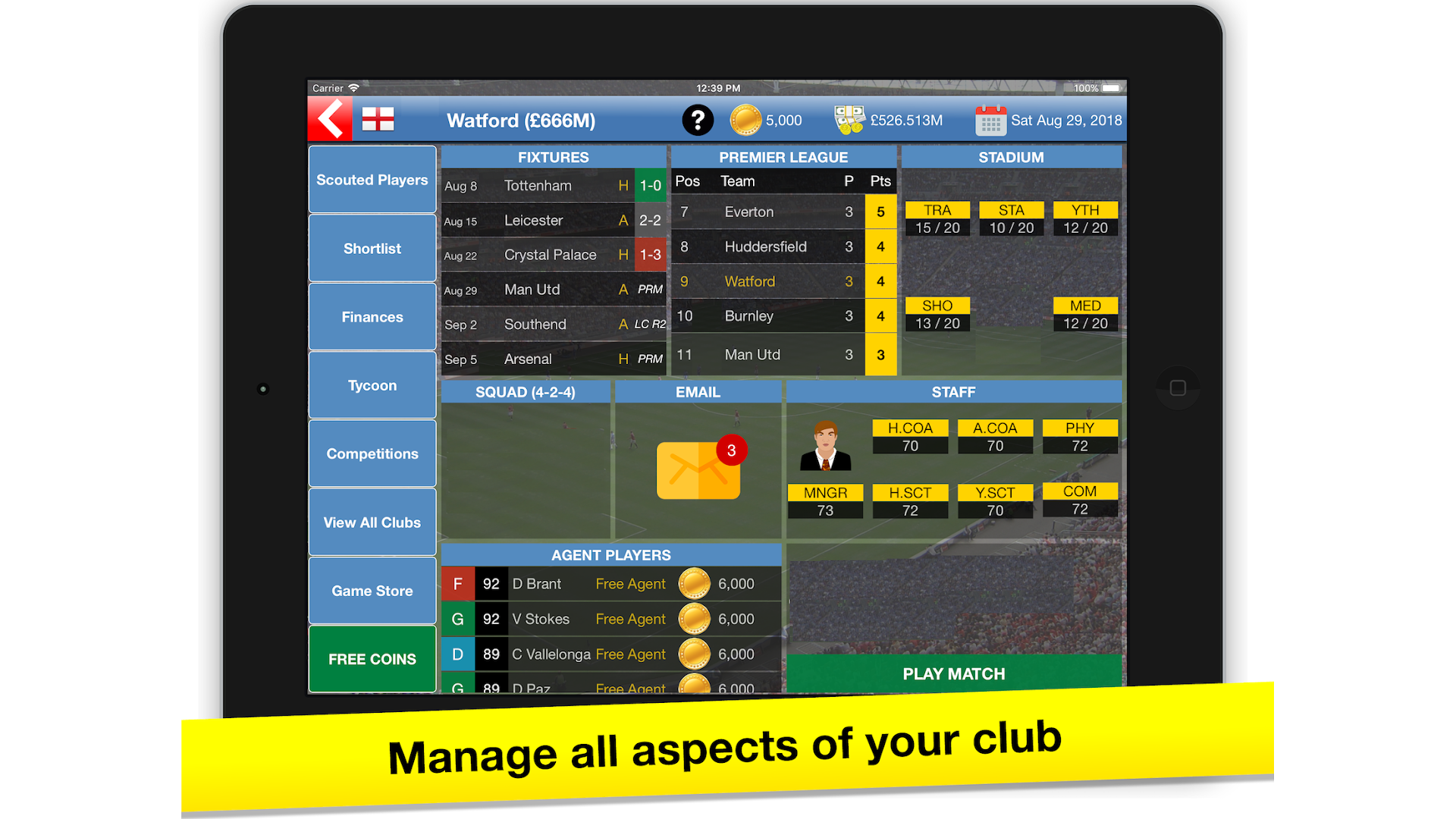 Soccer Tycoon screenshot 2