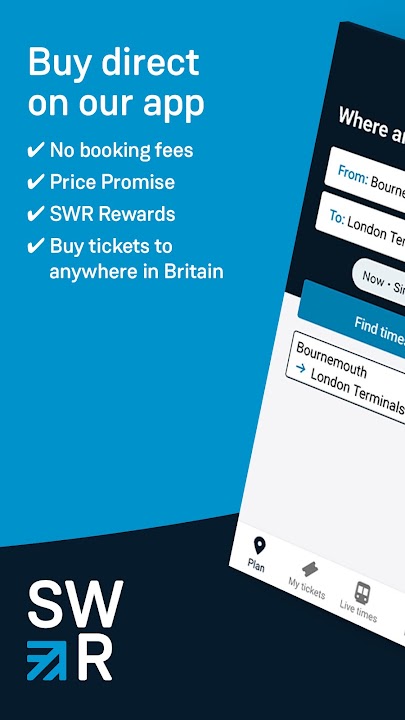 South Western Railway APK v4.2 Download Free for Android SWRail Live Departure Board